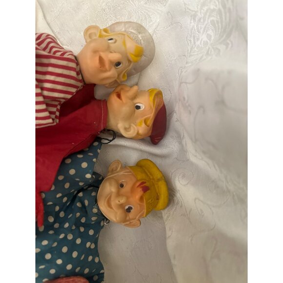 Vintage Kelloggs Snap Crackle & Pop Hand Puppets Set - Picture 13 of 13